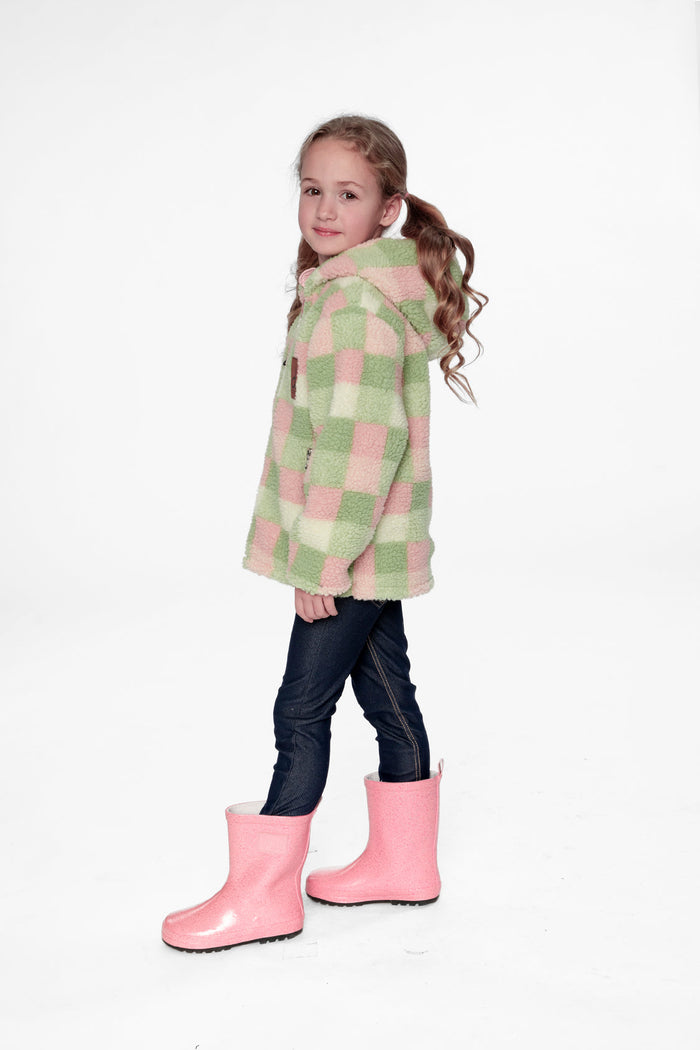 Reversible Mid-Season Jacket Pale Dusty Pink-2