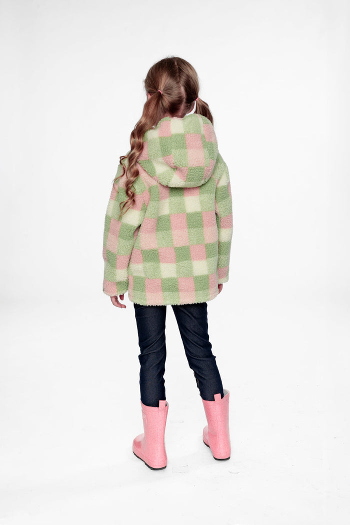 Reversible Mid-Season Jacket Pale Dusty Pink-3