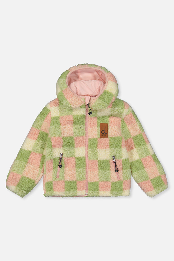 Reversible Mid-Season Jacket Pale Dusty Pink-4