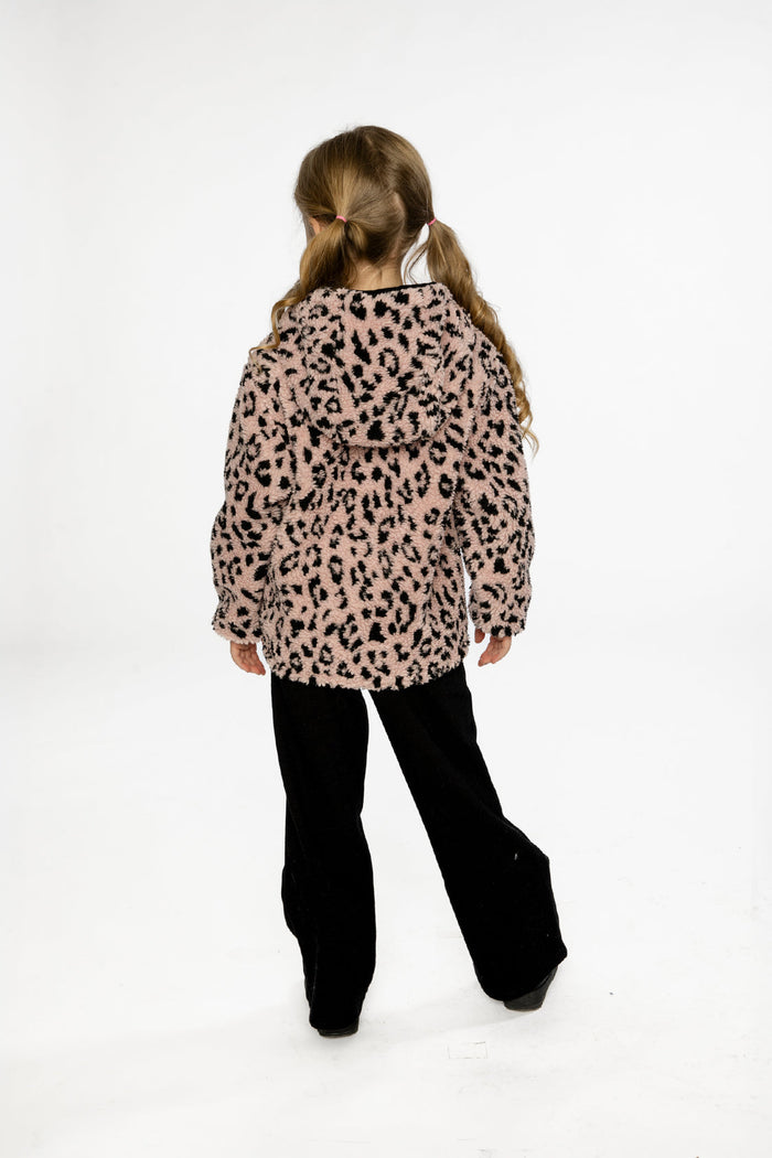 Reversible Mid-Season Jacket Pink And Black-3