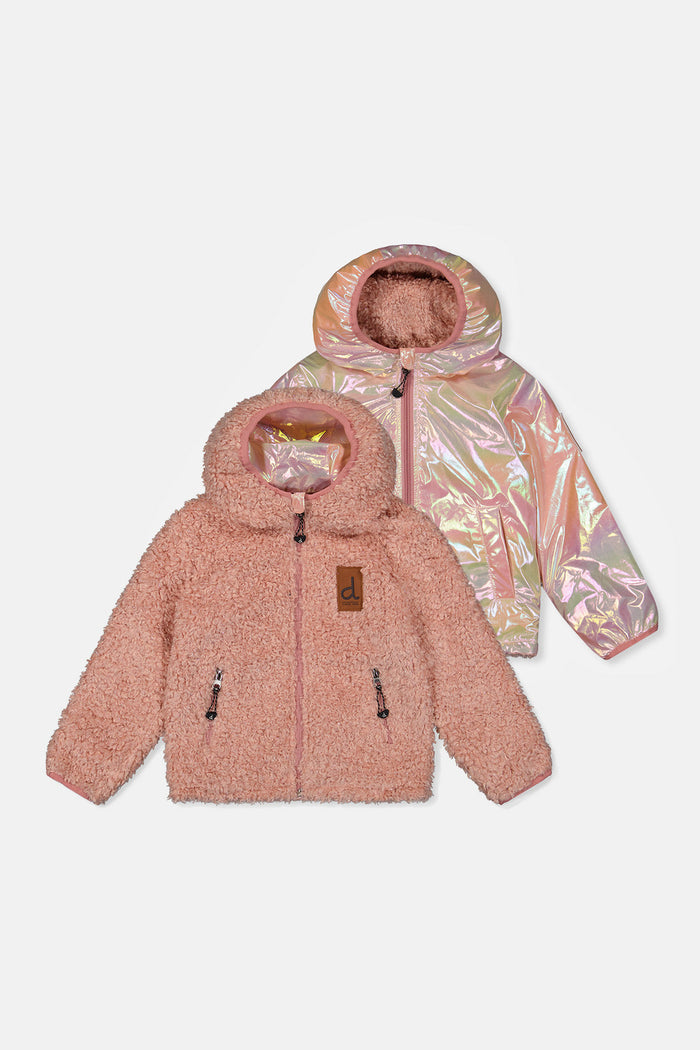 Reversible Mid-Season Jacket Pink-0
