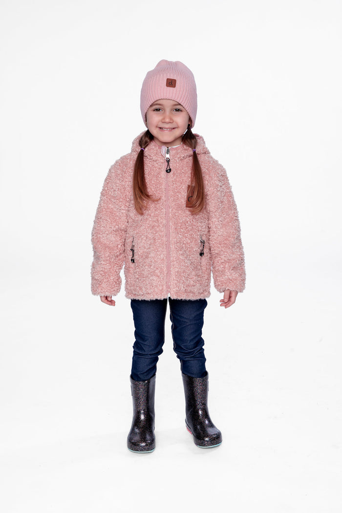 Reversible Mid-Season Jacket Pink-1