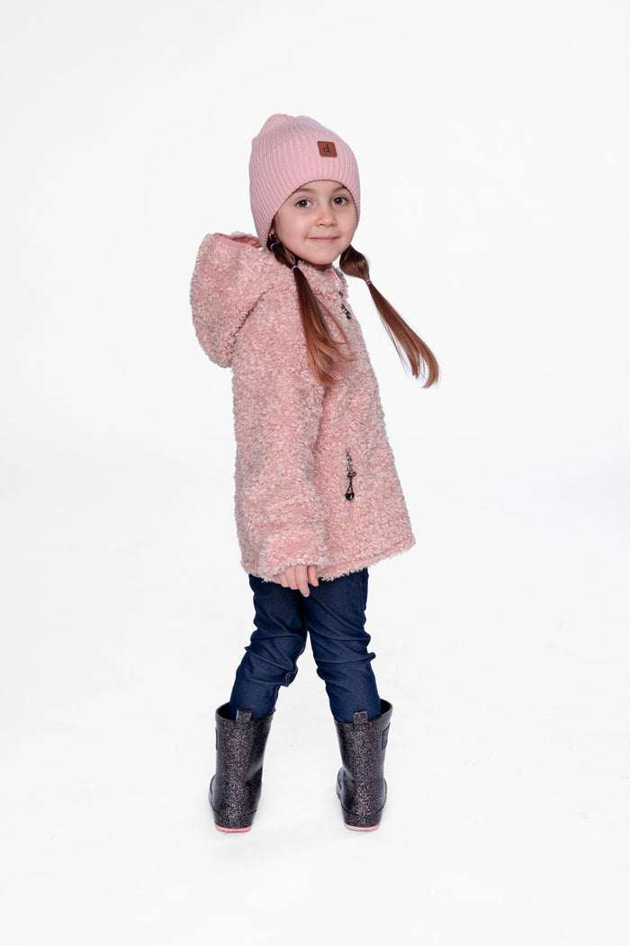Reversible Mid-Season Jacket Pink-2
