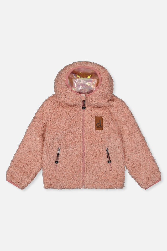 Reversible Mid-Season Jacket Pink-4
