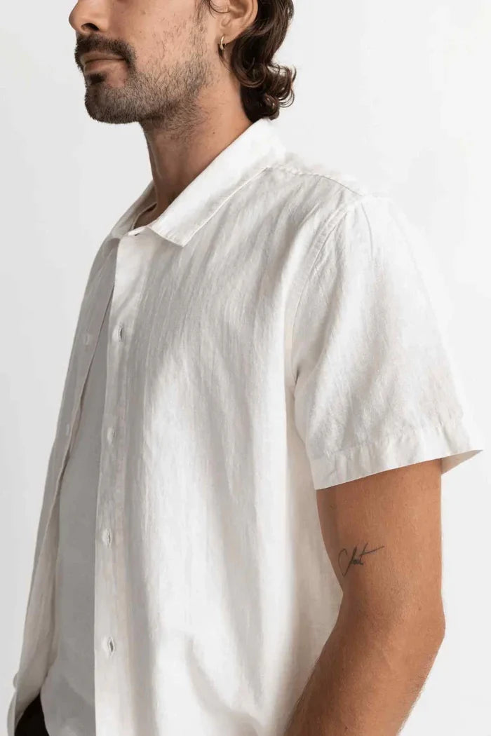 Rhythm Classic Linen Shirt - White