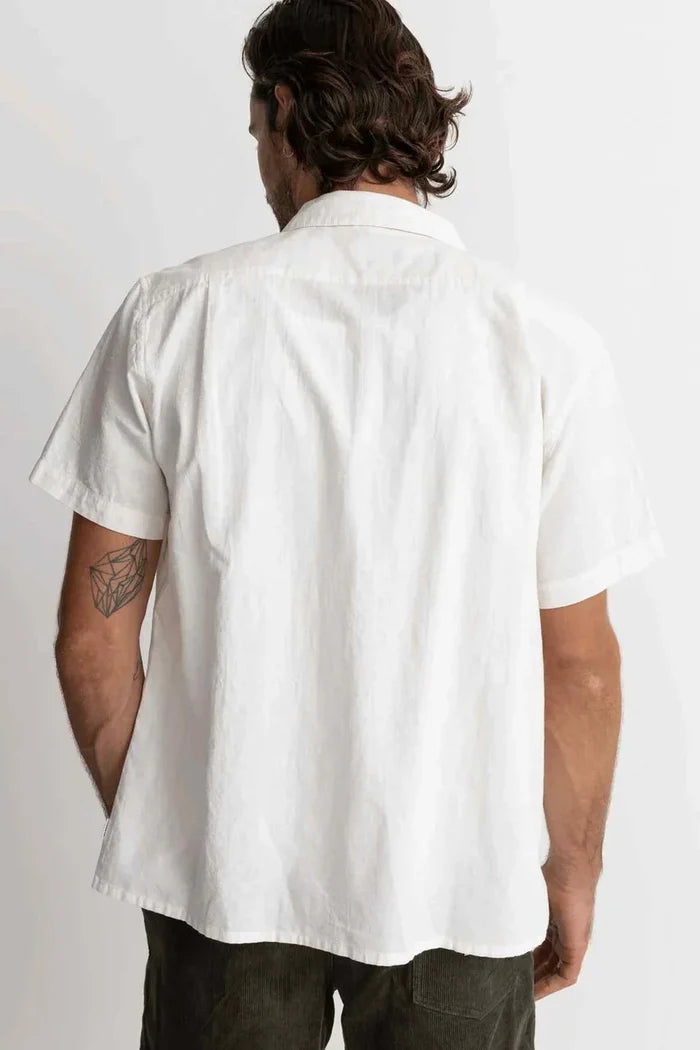 Rhythm Classic Linen Shirt - White