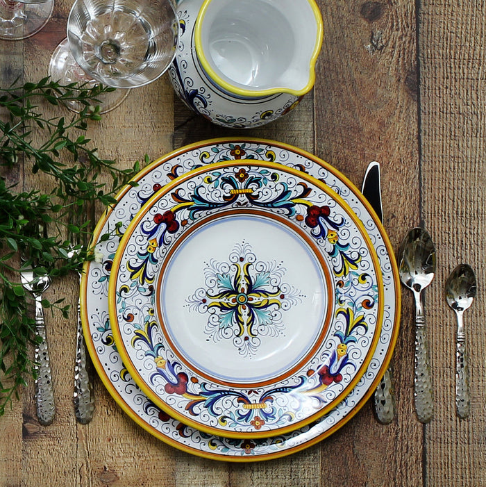RICCO DERUTA DELUXE: Dinner Plate - White Center