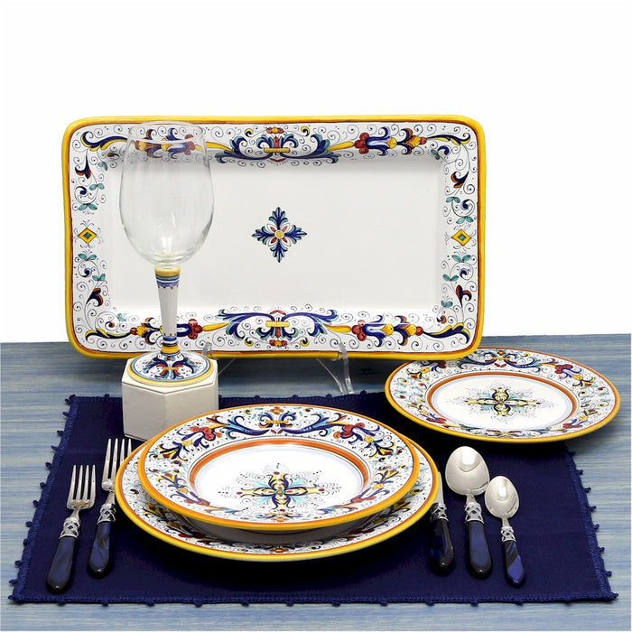 RICCO DERUTA DELUXE: Dinner Plate - White Center