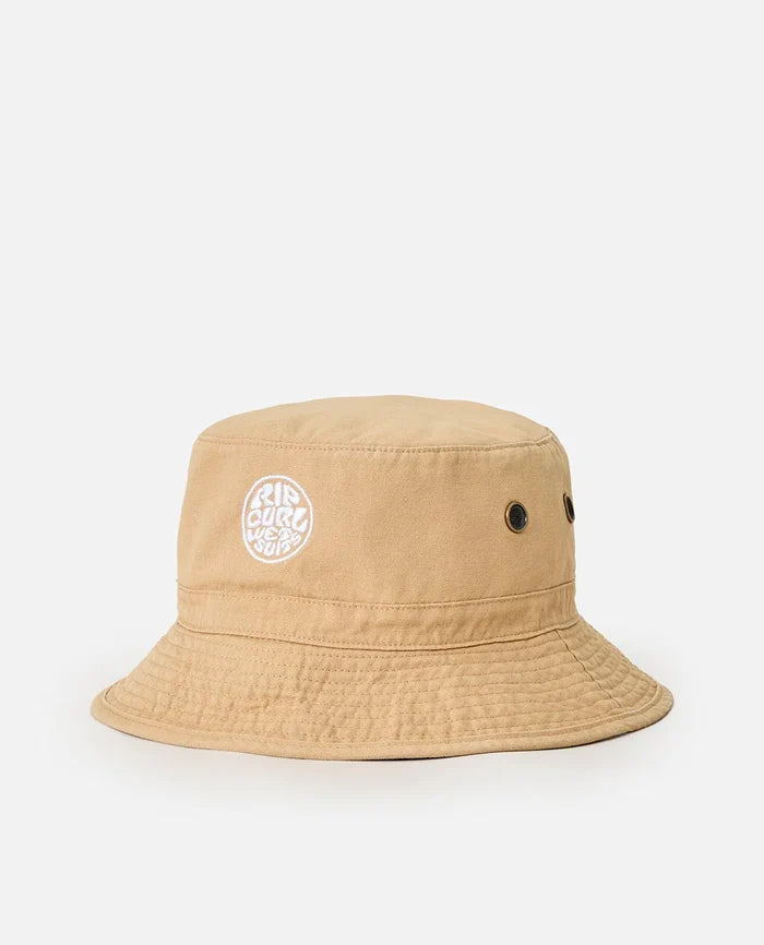 Rip Curl Wettie Icon Bucket Hat - Khaki