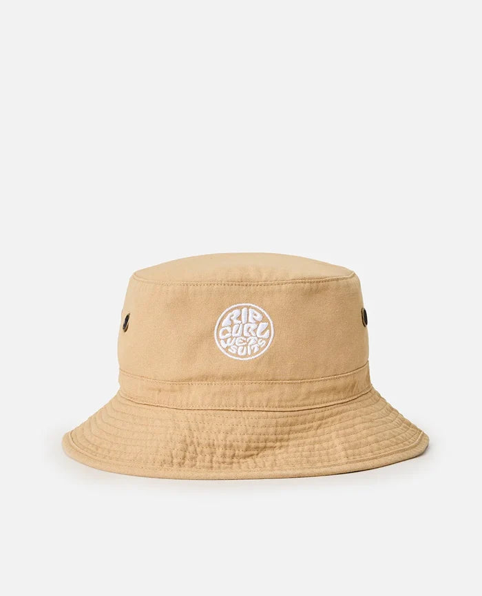 Rip Curl Wettie Icon Bucket Hat - Khaki