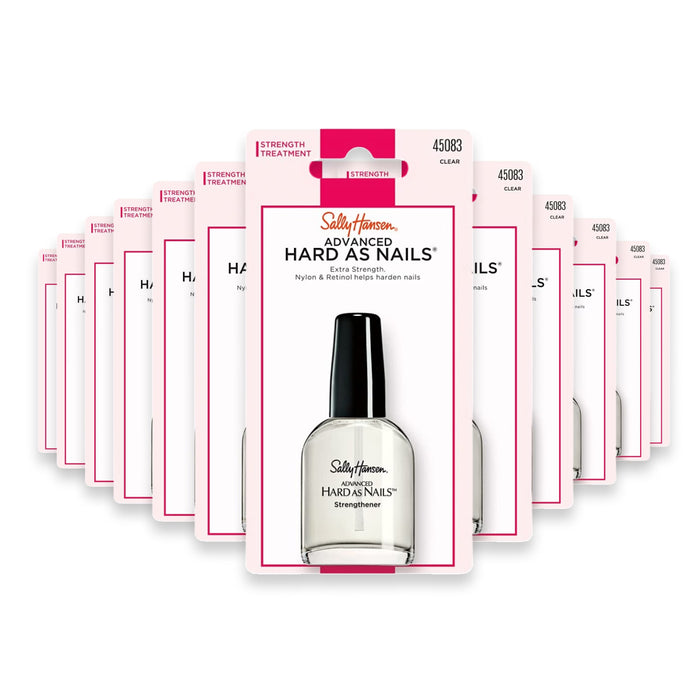 Sally Hansen Advanced Hard As Nails Nail Strengthener Clear Treatment - 0.45 oz - 48 Pack