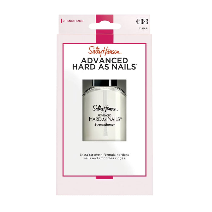 Sally Hansen Advanced Hard As Nails Strengthening Top Coat Clear High-Shine - 0.45 oz-  48 Pack
