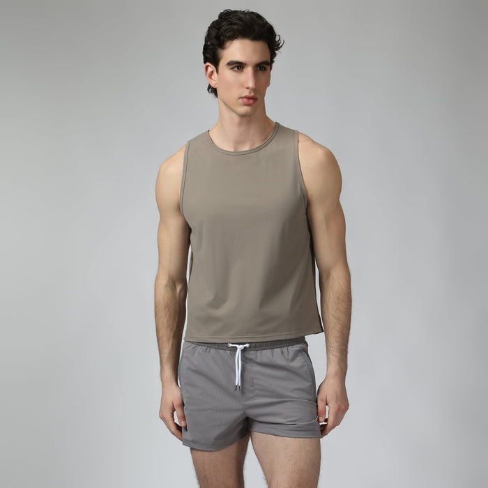 Sand Bar Kinetic Rib Muscle Tee - Parke & Ronen