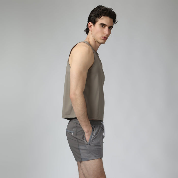 Sand Bar Kinetic Rib Muscle Tee - Parke & Ronen