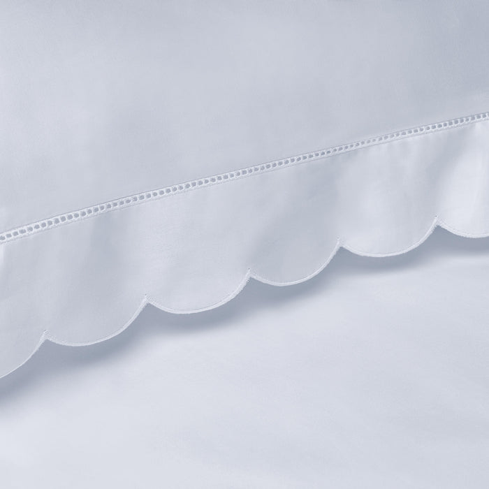 Scalloped Starlight Ruffle Corner Shots in Blue