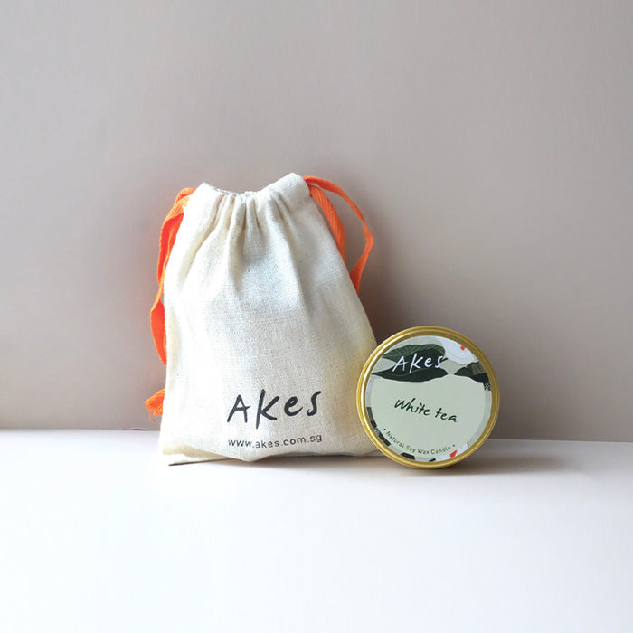 Scented Tin Candle - White tea Soy Candle