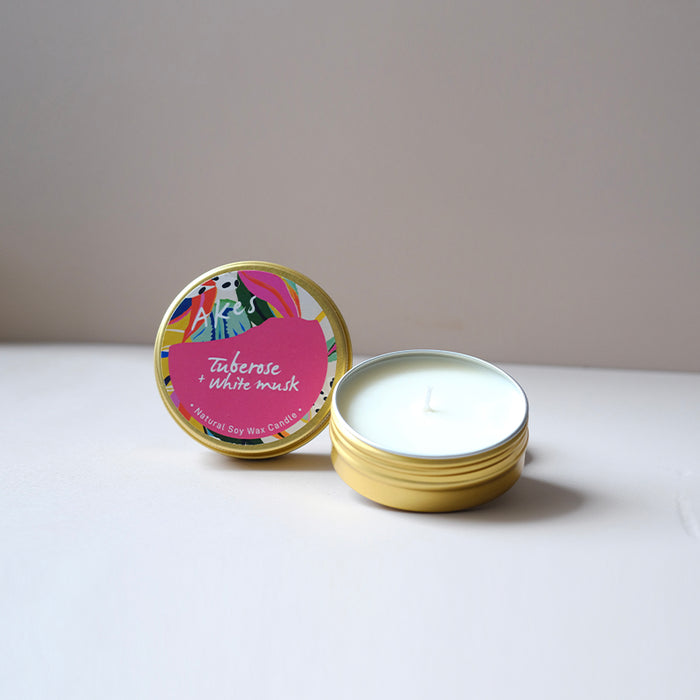 Scented Tin Candles - Discovery Candle Set of 5
