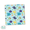 sea animals - lens cloth