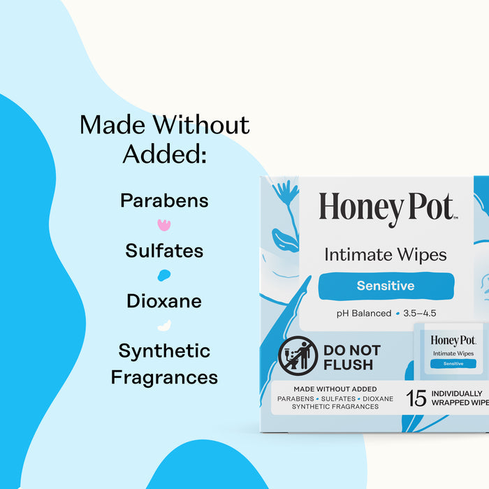 Sensitive Intimate Travel Wipes