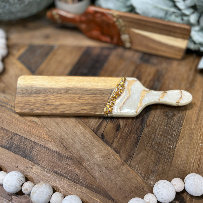 Serving Board With Resin