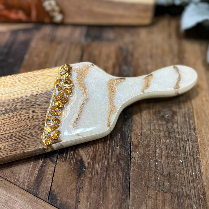 Serving Board With Resin
