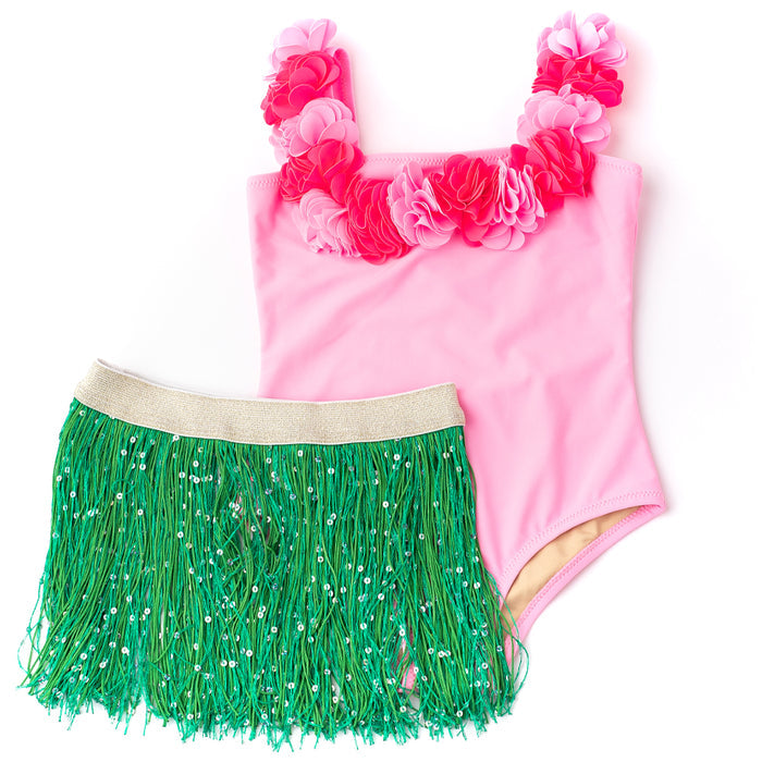 Shade Critters Pink Hula Swimsuit