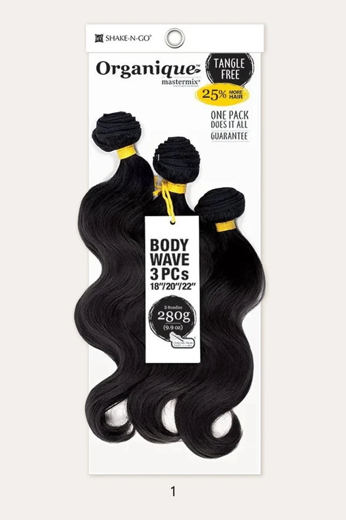 SHAKE N GO ORGANIQUE HAIR WEAVE - BODY WAVE 3PCS (18"20"22)