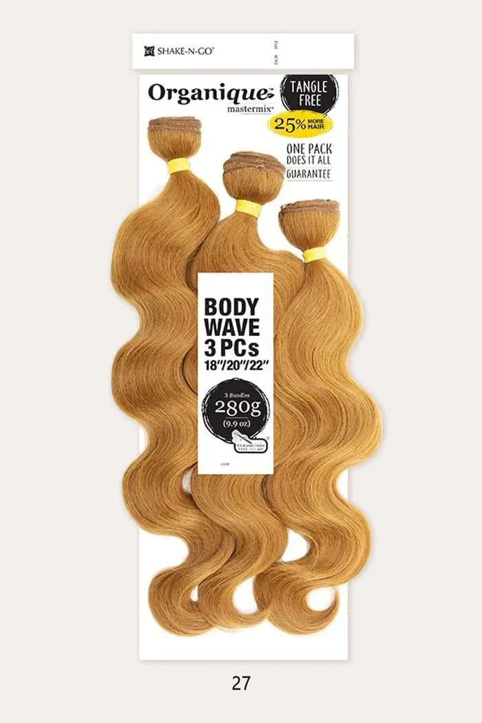 SHAKE N GO ORGANIQUE HAIR WEAVE - BODY WAVE 3PCS (18"20"22)