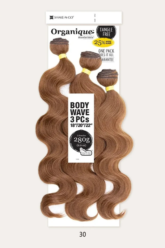 SHAKE N GO ORGANIQUE HAIR WEAVE - BODY WAVE 3PCS (18"20"22)