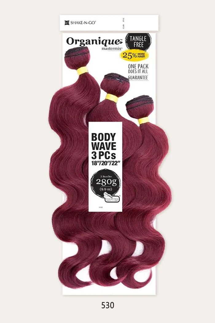 SHAKE N GO ORGANIQUE HAIR WEAVE - BODY WAVE 3PCS (18"20"22)