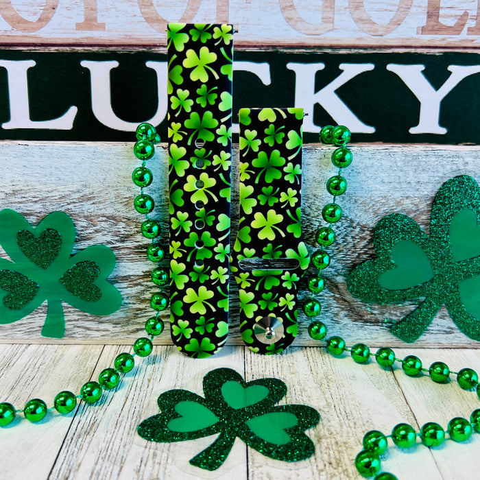 Shamrock Print Silicone Band For Samsung Watch