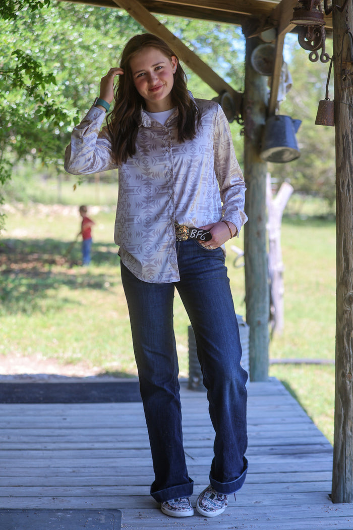 Shiner Silky Button Up
