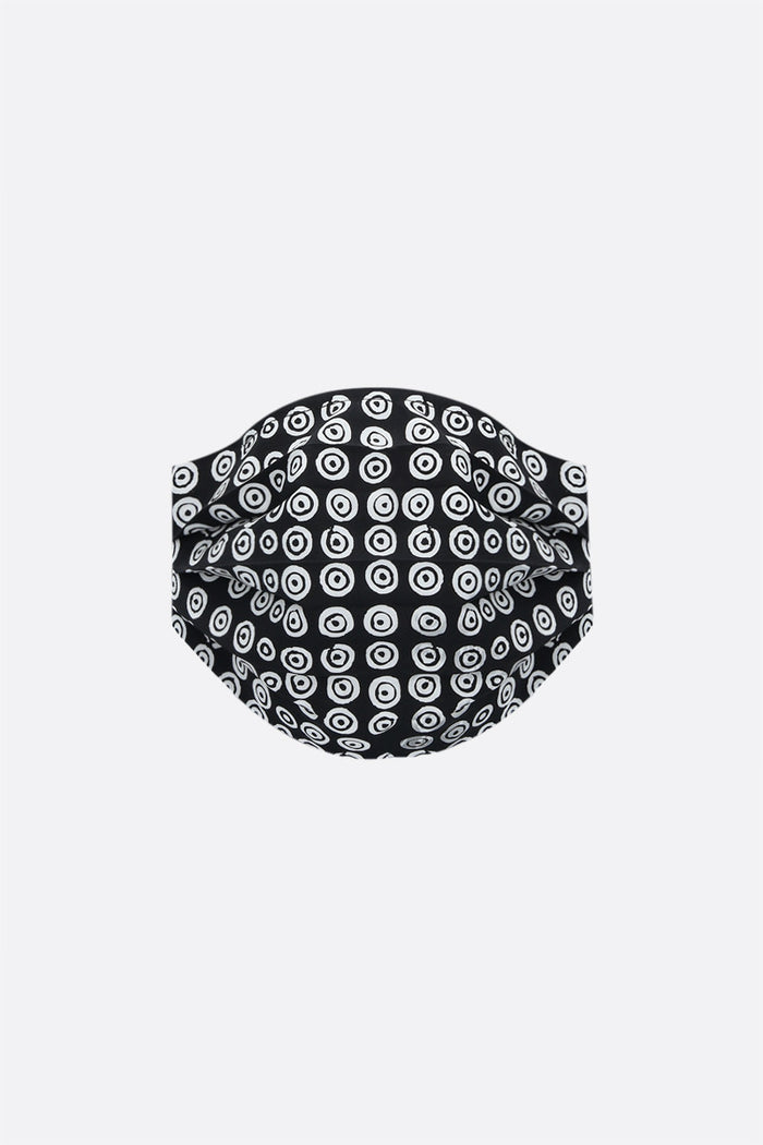 signature circle print fabric fasce mask