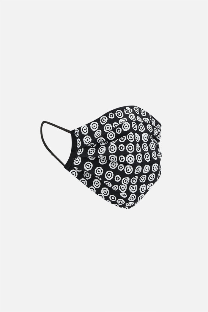 signature circle print fabric fasce mask