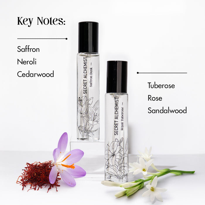 Signature Floral Set - Tuberose & Saffron