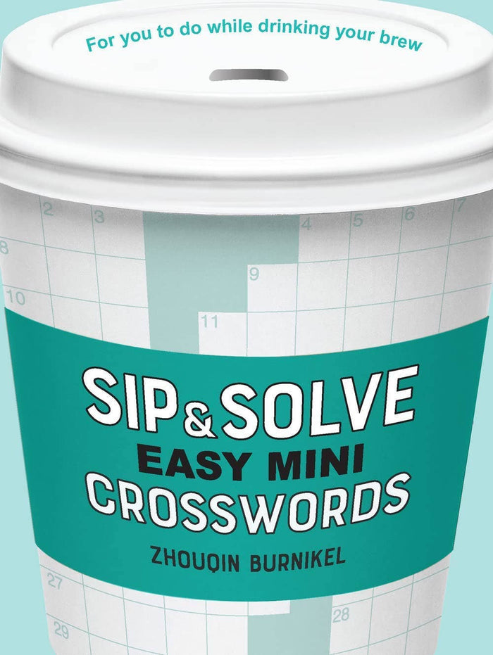 Sip & Solve Easy Mini Crosswords - Olita Gifts & Goods