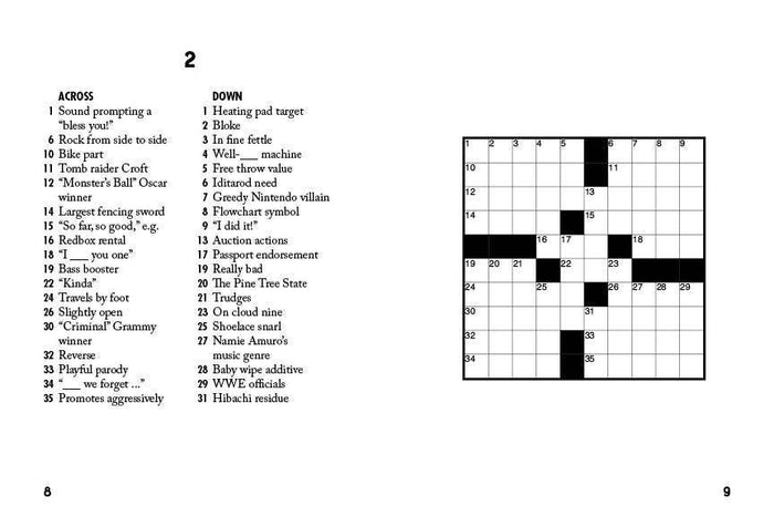 Sip & Solve Easy Mini Crosswords - Olita Gifts & Goods