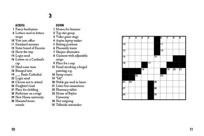 Sip & Solve Easy Mini Crosswords - Olita Gifts & Goods