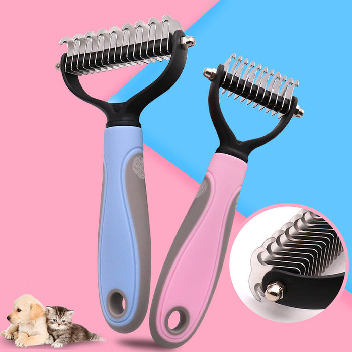 Stainless Double-sided Pet Hair Removal Comb