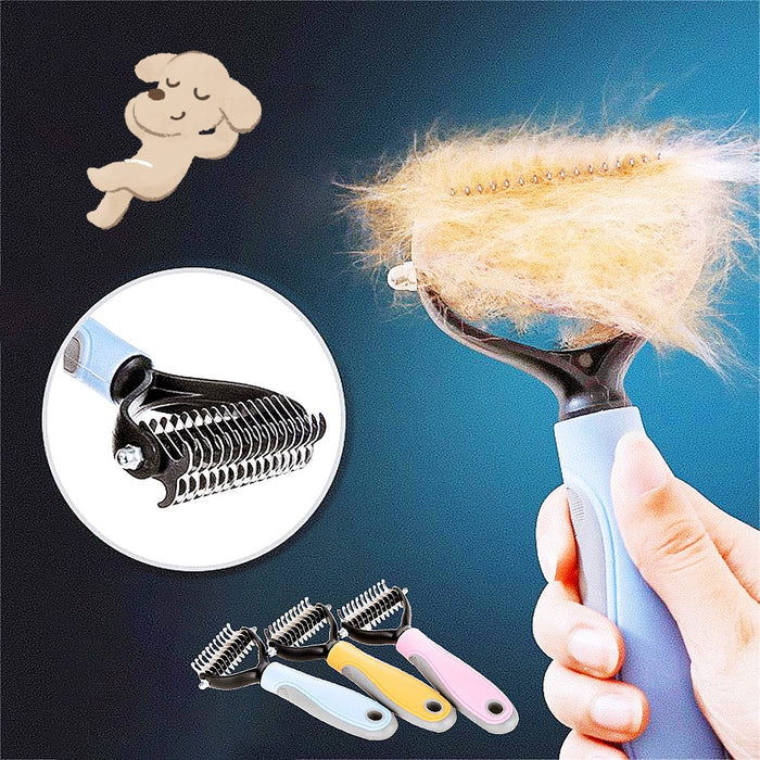 Stainless Double-sided Pet Hair Removal Comb