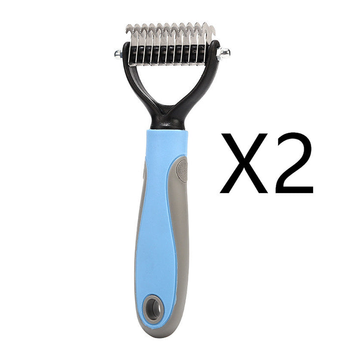 Stainless Double-sided Pet Hair Removal Comb