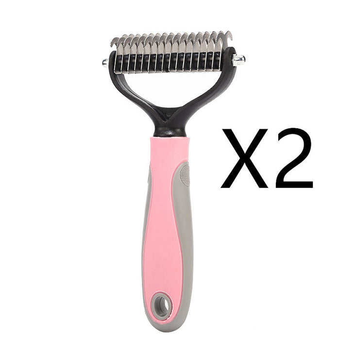 Stainless Double-sided Pet Hair Removal Comb