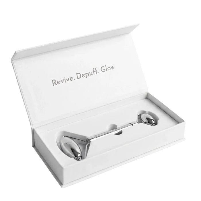 HAWA Stainless Steel Facial Roller for Cooling, Depuffing & Skin Massage in Kuwait - Waha Lifestyle