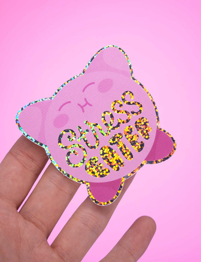 Stress eater HOLO STICKERS
