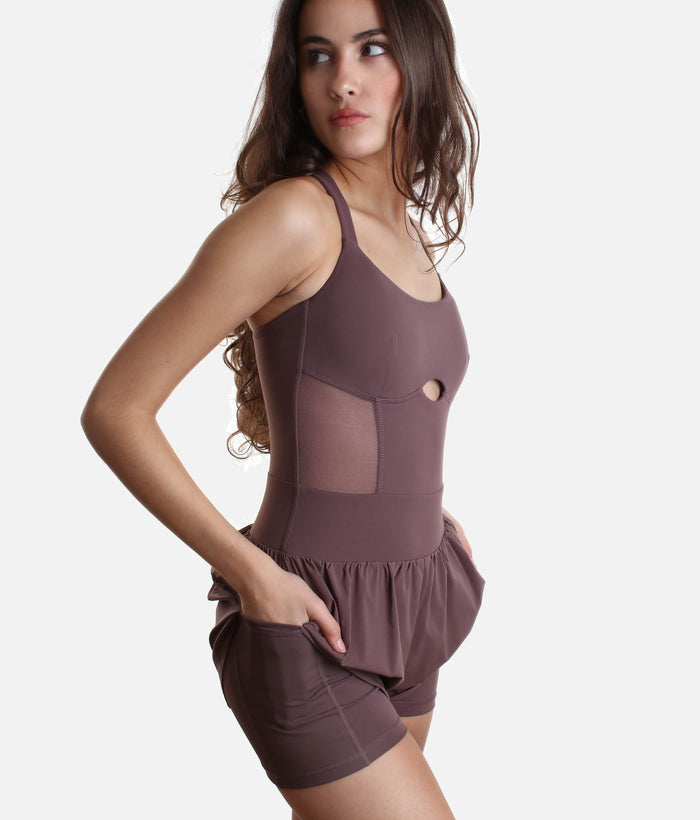 SUPERSHORT RUNSIE All-in-one Activewear Essential, Adjustable Straps & Side Pockets