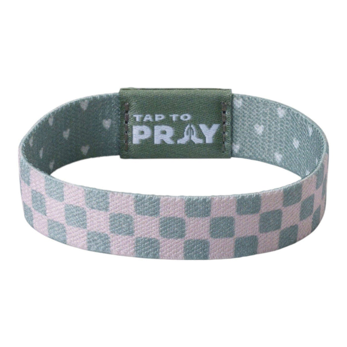 Tap To Pray® Wristband – Cottage & Tile: Medium - Olita Gifts & Goods