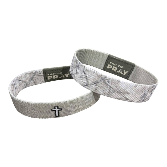 Tap To Pray® Wristband – Forest Camo Drift: Medium - Olita Gifts & Goods