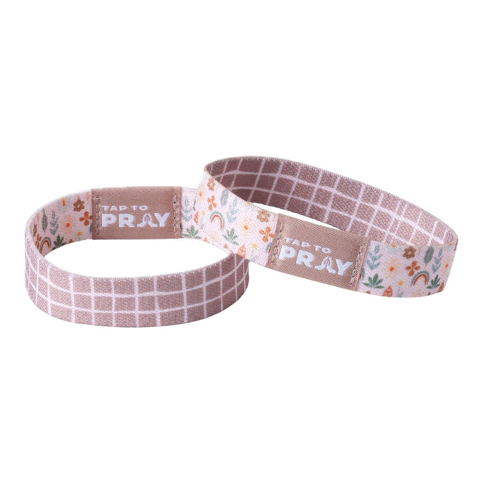 Tap To Pray® Wristband – Prairie & Plaid: Medium - Olita Gifts & Goods