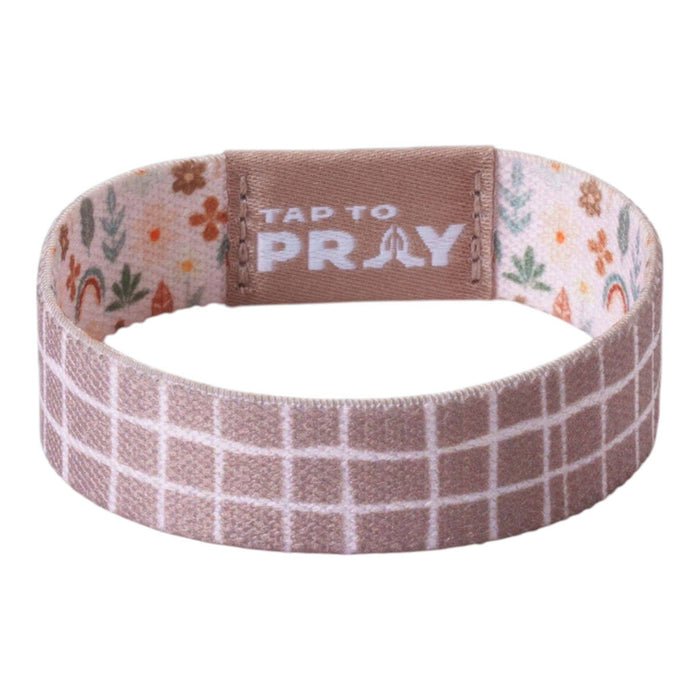 Tap To Pray® Wristband – Prairie & Plaid: Medium - Olita Gifts & Goods