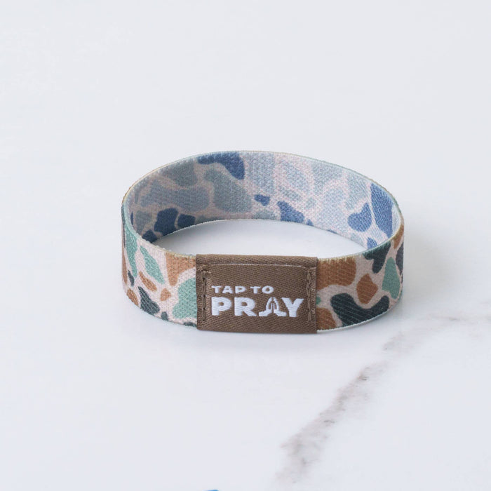 Tap To Pray™ Wristbands - River Rock Camo Classic & Sage: Medium / River Rock Camo Class / Sage - Olita Gifts & Goods